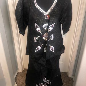 African Attire skirt set